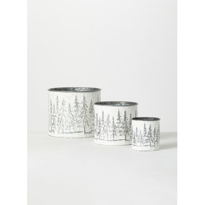 Surber Metal Pot Planter