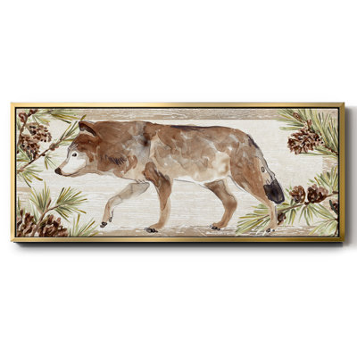 «Rustic Barnwood Animals Collection D», toile encadrée