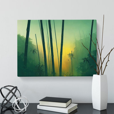 Bamboo Forest Scene Vol.2 - Wrapped Canvas