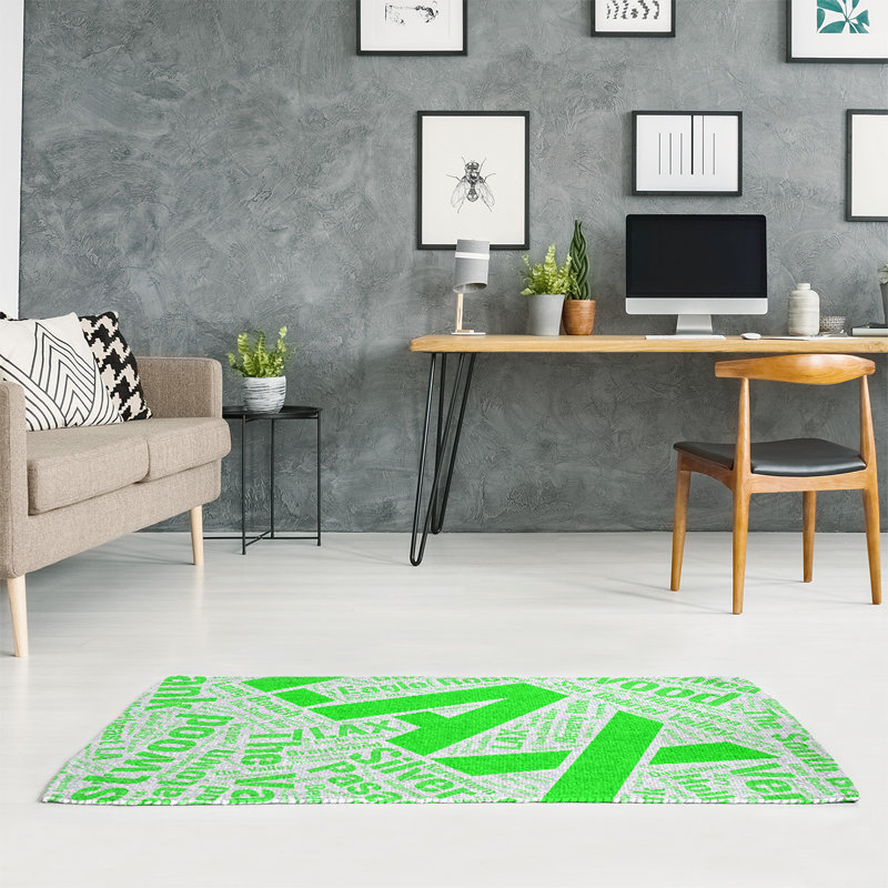 Chenille Indoor Rug, Rectangle 2' x 3'