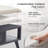 Square Rattan Coffee Table with Storage-2106829971