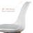 Ameeria Round Extendable Modern Kitchen Dining Table Set With 32.8"H Dining Chair-303345140-303345143