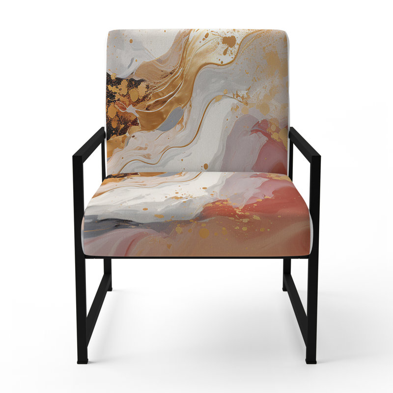 Fauteuil d'appoint rembourré Formes abstraites rembourrées Undefined Continuation, Noir, noir, noir, noir