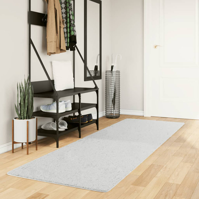 Nahlen Solid Colour Area Rug, Runner 80 x 250cm