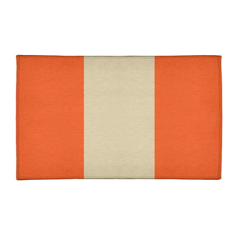 Chenille Striped Indoor Rug, Rectangle 3' x 5'
