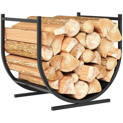 Porte-bûches de 17 po pour l'extérieur