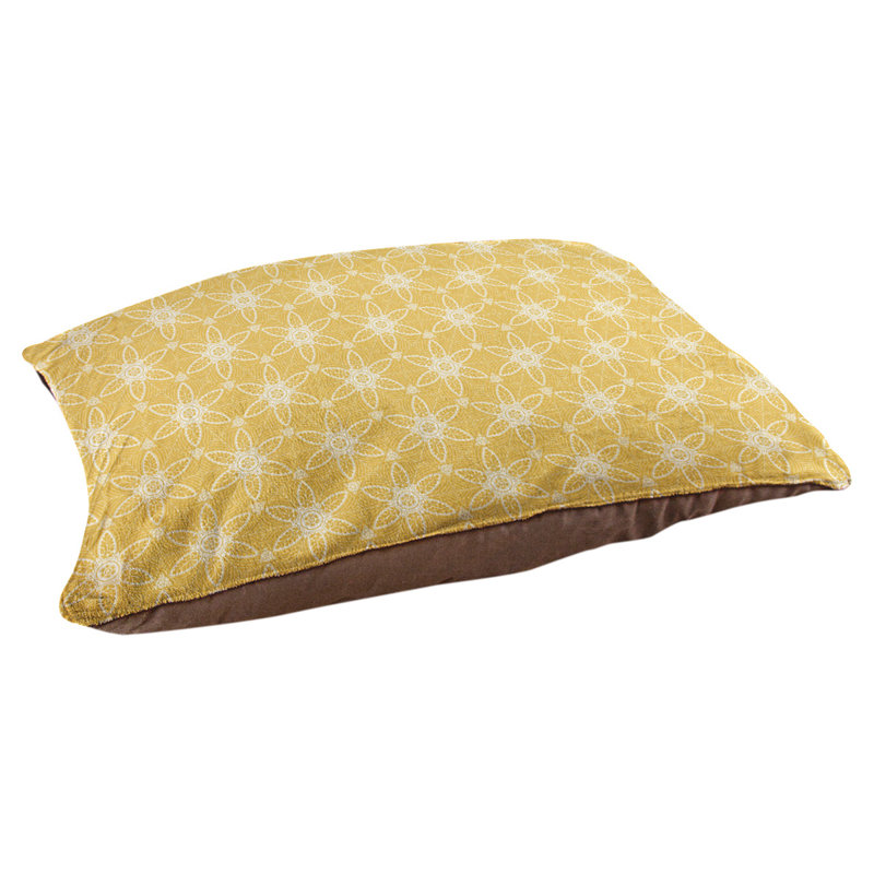 Oreiller Byrge, Jaune, Moyen (l 29,5 po x P 19,5 po x H 9,5 po)