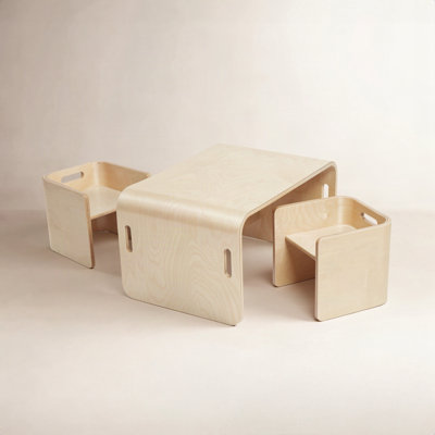 Bentwood Kids Table and Chair Set