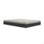 Matelas en mousse viscoélastique gélifiée 12 "avec support de bord et base à grille d'aération 12"-1832138087
