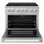 ZLINE 36 in. Marino Dual Fuel Range with 6 Burner DuoPro Cooktop and Electric Convection Oven-855956068