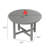 All-Weather HDPE Outdoor Dining Table