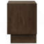 Table de chevet 2 tiroirs brun chaud