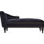 58'' Chaise , Velvet Upholstery, Right Arm Design, Solid Wood Legs, Enhances Room Style Sleeper Chaise, Button , Supports Up To 250 Lbs