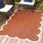 Manado Classic Cottage Two-Tone Scalloped Terra/Cream Indoor/Outdoor Rug-184000278