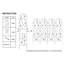 Treillis de jardin en métal 71 po x 19,7 po, paquet de 4, antirouille, noir, support de croissance pour plantes d'extérieur, facile à assembler 71 po x 19,7 po, pour support de fleurs, assemblage-747904334