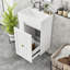 Meuble-lavabo mural avec lavabo, tiroir et tablette latérale-80522166
