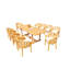 Lenong Outdoor 11 - Piece Teak Dining Set