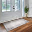 Tapis d'entrée Sorbus Welcome Mat, lavable à la machine, antidérapant, tapis rétro - gris (lignes), 2 pi -994688762
