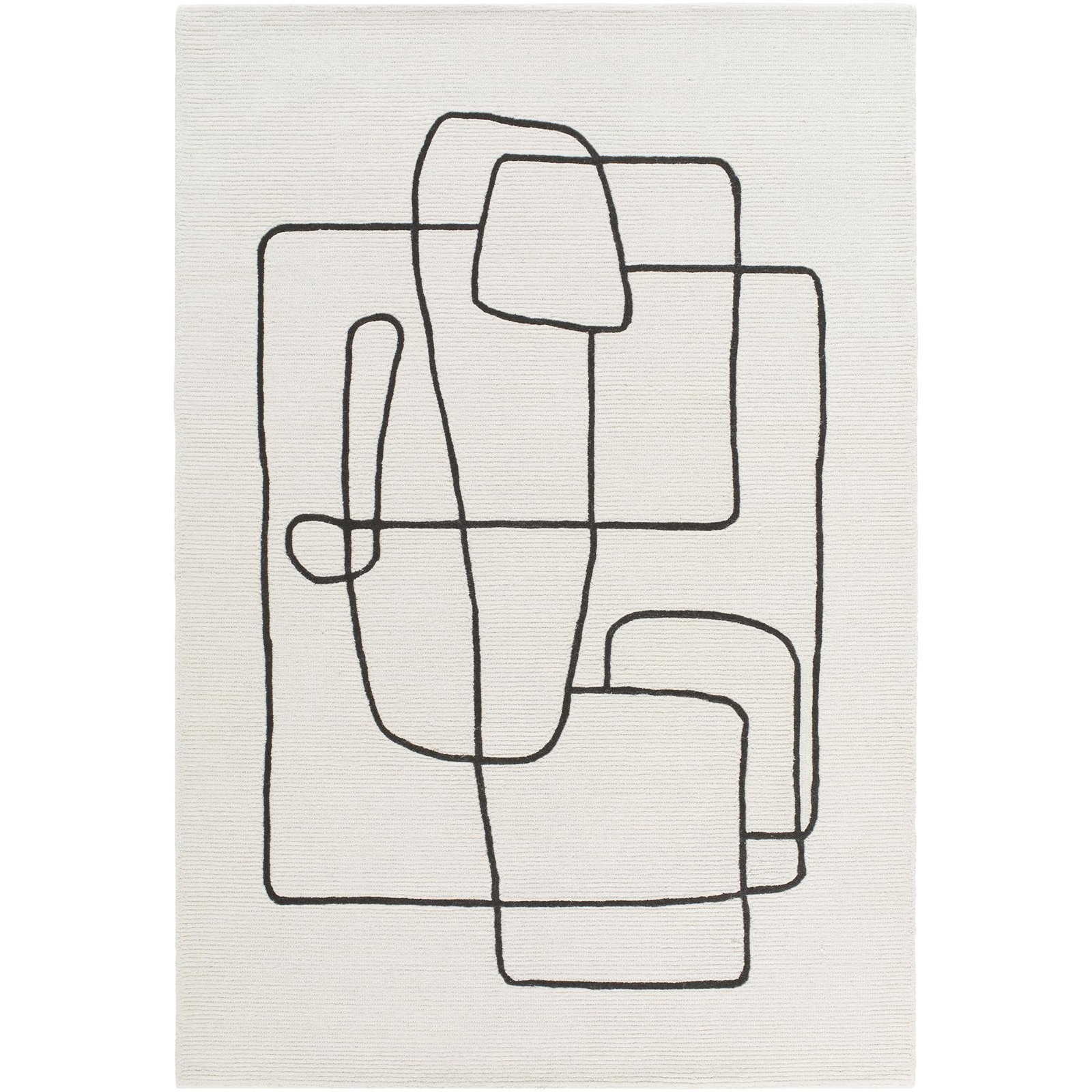 Rossi Hand-Tufted Moroccan Rug, Rectangle 5' x 7'6"
