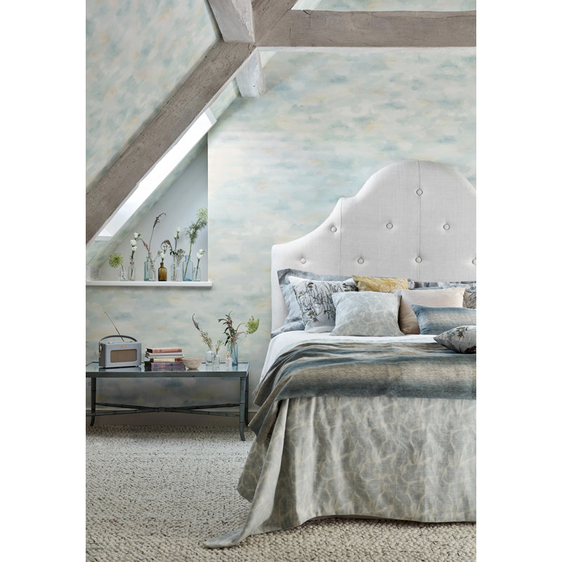 Bamburgh Sky Wallpaper, Estuary Blue