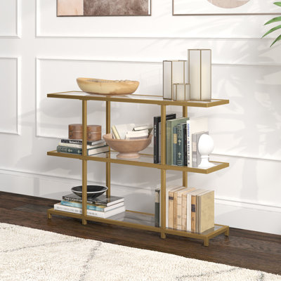 Mcchesney 162.6cm Glass Top Console Table