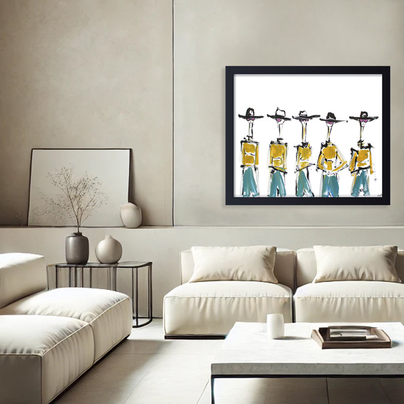 Hats And Slacks Print by Chauncey Jacks, 24" H x 30" W