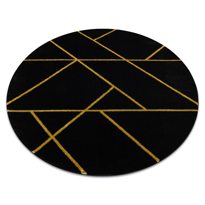 Round Riggins Geometric Area Rug, Round 160cm