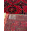 Tapis en laine et coton rouge noué à la main Original