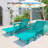 Outdoor Chaise Lounge Hdpe Reclining Chair-644212000