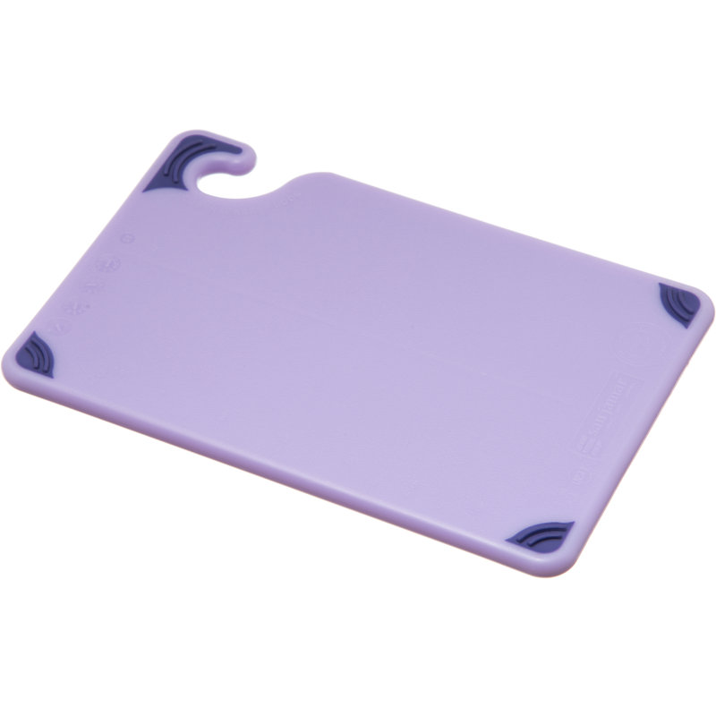 Planche à découper Saf-T-Grip, L 6 po x L 9 po, Violet