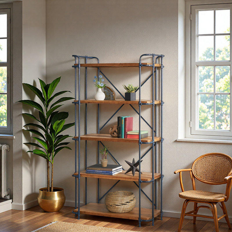 Bibliothèque à 5 tablettes