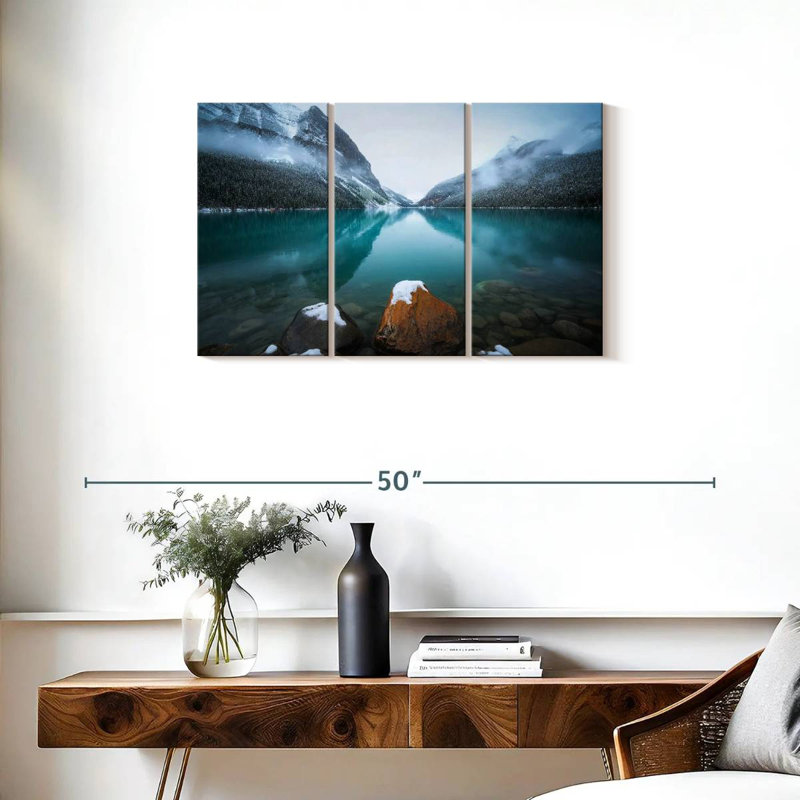 Alvord Foggy Lake Louise, H 20 po x l 33 po