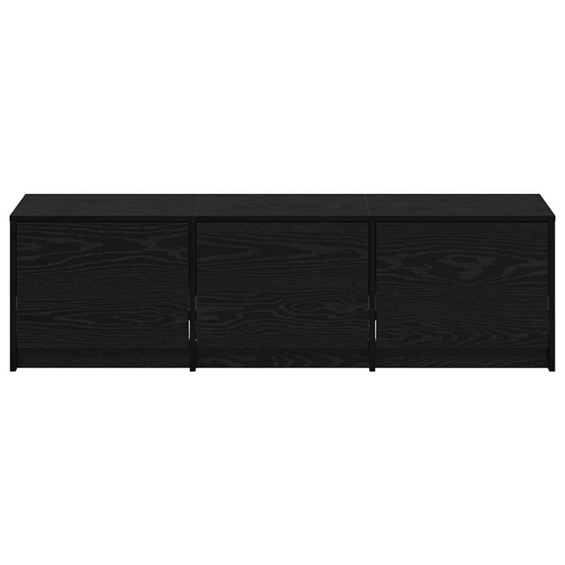 Unfinished TV Stand, 40cm H x 140cm L x 34cm W, Black Oak