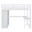 Lit mezzanine double avec garde-robe intégrée, bureau, tablettes de rangement et tiroirs-1746200156