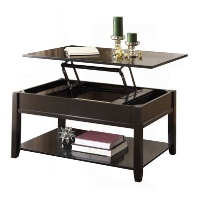 Black Coffee Table With Lift Top