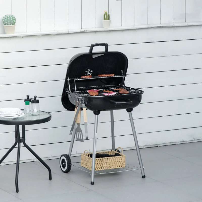 Luch 56cm W Barrel Charcoal Grill