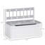 Coffre à jouets, banc de rangement avec grand intérieur de 27 L, banc avec rangement-1636389003