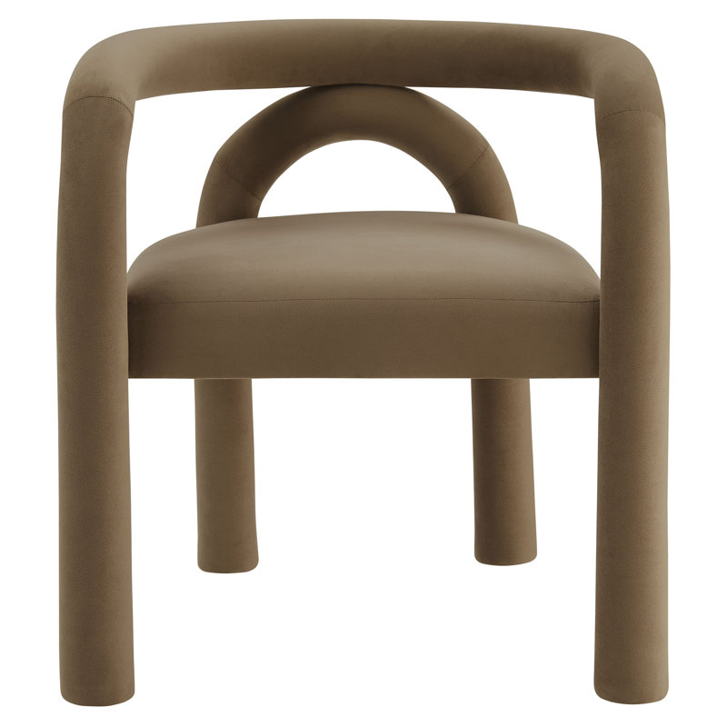 Astrid Velvet Accent Dining Chair, Camel