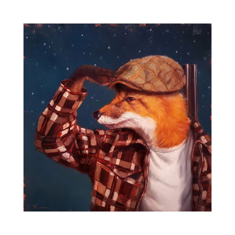 Fox Hunt by Lucia Heffernan - Wrapped Canvas Print, 66.04 cm H x 66.04 cm W x 3.175 cm D