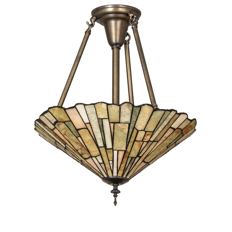 3 - Light Semi Flush Mount