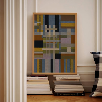 Woven Perspectives No. 08: impression géométrique abstraite