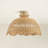 Le Perle Rattan Flush Mount – Rattan & Natural Dome 1-Light Semi Flush Mount Handwoven Dimmable Ceiling Light for Dining Room or Living Room in Farmhouse, Country, and Boho Style-1485232075-1473562091