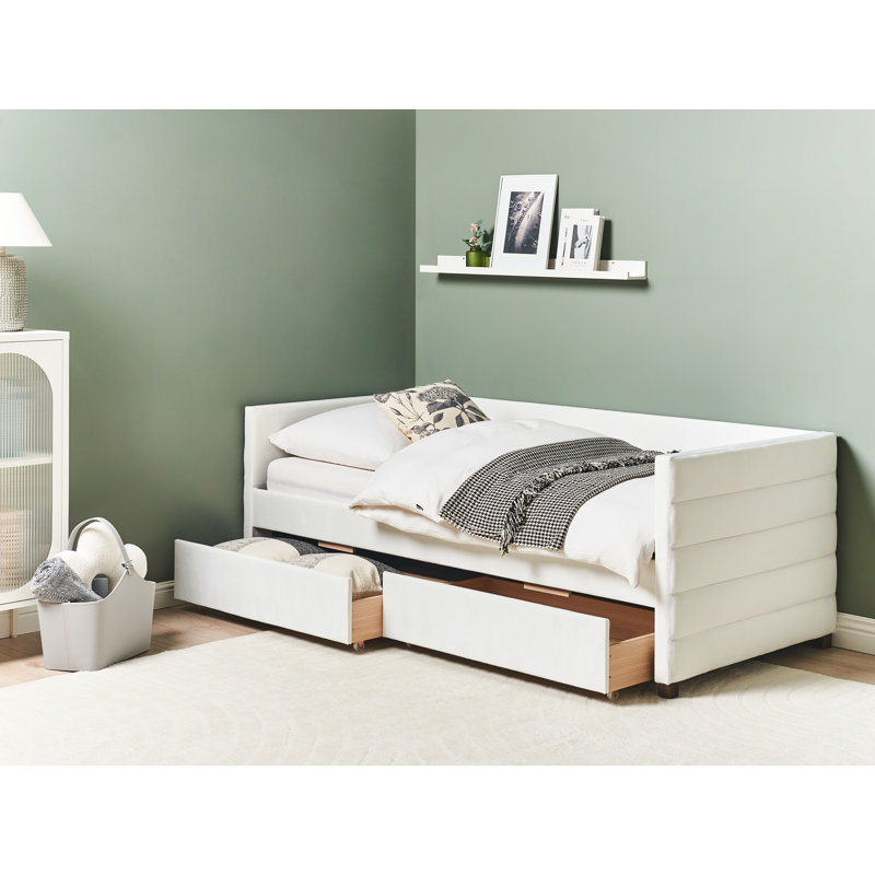 MARRAY Upholstered Daybed, White