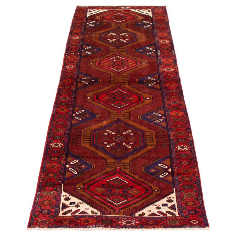 Tapis rouge foncé Anatolian 3 pi 7 po x 10 pi 2 po