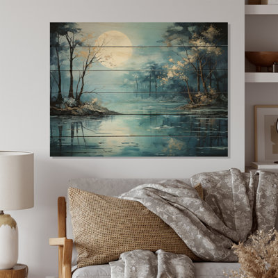 " Blue Lake Reflections Of Serenity III "