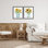 Ensemble de cadres flottants 2 pièces Sunny Day Sunflowers, design par Livi Finn