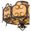 3 - Light Semi Flush Mount