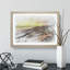Over a Beach in New Zealand - Picture Frame Graphic Art Print-56734755-56734750