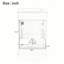 Meuble-lavabo de 20 pouces avec lavabo en céramique, porte à fermeture douce, tablette réglable et support de rangement fixé à la porte - idéal pour les petites salles de bain-236697623