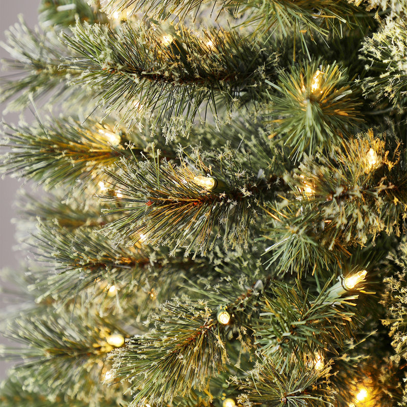 Latitude Run® Rotating Tree Stand Base w/Stanley Skinny Pencil Christmas Tree